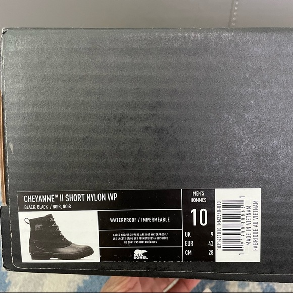 Sorel Men’s Black Waterproof Boot - Picture 14 of 15